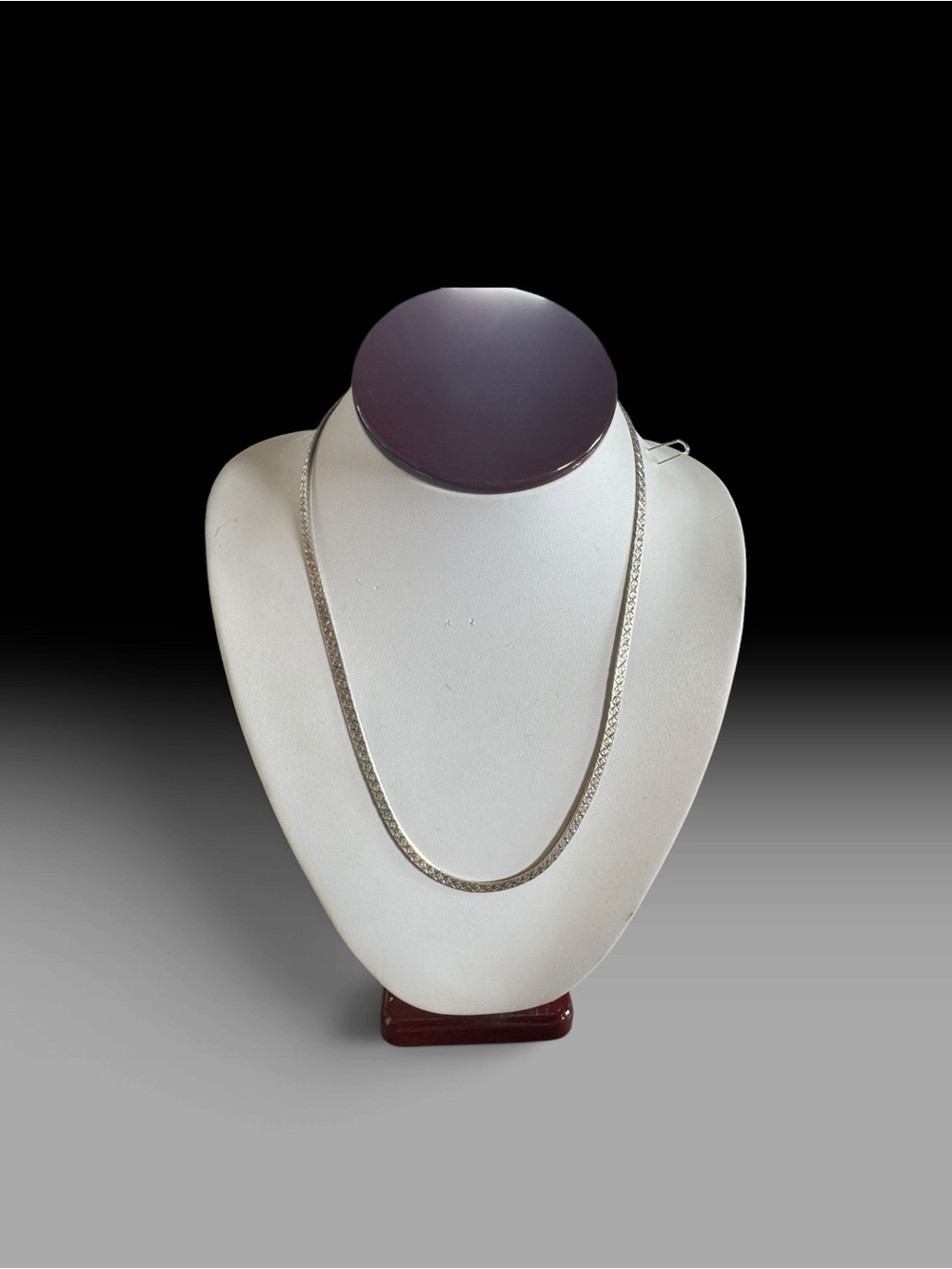Classic Silver Herringbone Chain Necklace - Women Jewelry